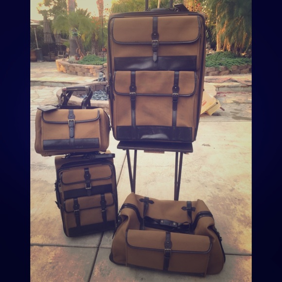 ralph lauren suitcase set